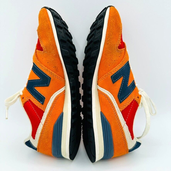New Balance 996 Vintage Orange Suede Sneakers‎ Womens 6.5B Preppy Academia Retro - Picture 7 of 11